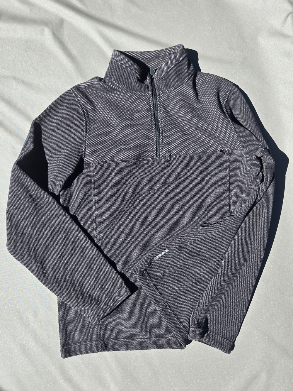 ExOfficio Quarter-Zip Pullover in Heathered Charcoal